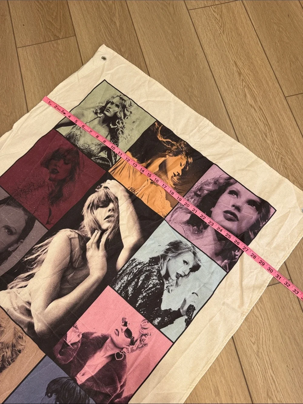 Taylor Swift The Eras Tour Canvas Tapestry Wall Hanging Official Merch 48x31